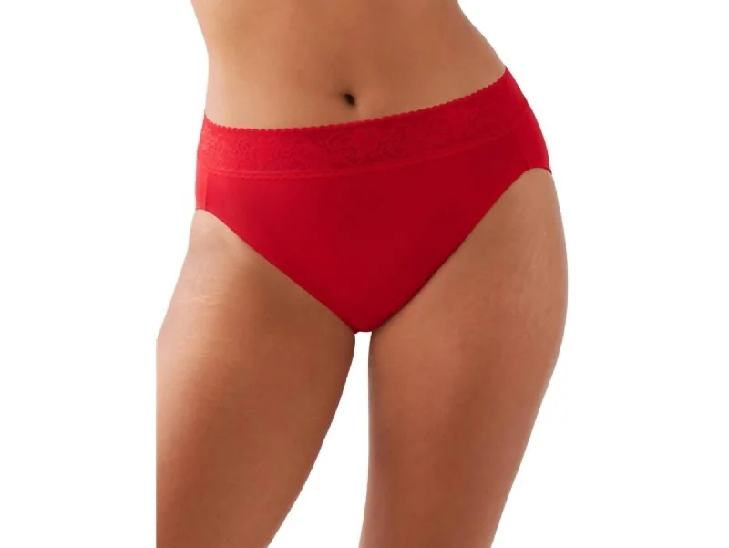 lace bikini panties for women with a glamorous lookComfort Touch High Cut Panty In Equestrian Red lace bikini panties for women with a glamorous lookComfort Touch High Cut Panty In Equestrian Red