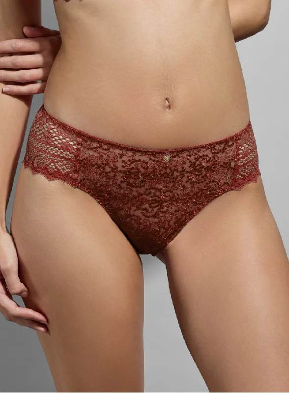 seamless high - cut women briefs for a smooth silhouetteEmpreinte Cassiopee Rio Brief in Cuivre Dore *Limited Edition* seamless high - cut women briefs for a smooth silhouetteEmpreinte Cassiopee Rio Brief in Cuivre Dore *Limited Edition*