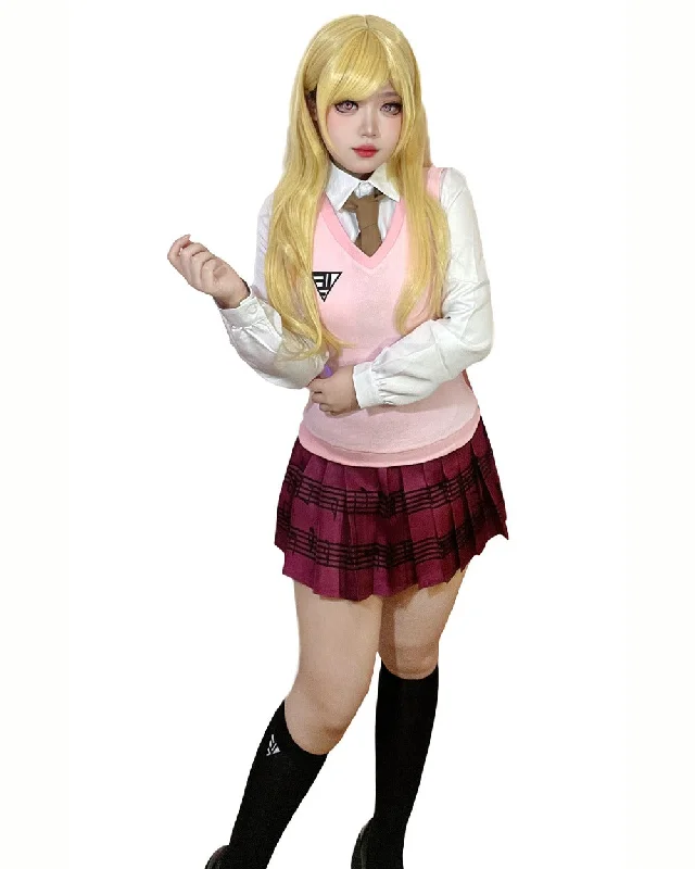 women attack on titan cosplay costumes odm - gearWomen's Kaede Akamatsu Cosplay Costume Pink Uniform US Size Cosplay Costume Outfit Vest Skirt Set with Socks women attack on titan cosplay costumes odm - gearWomen's Kaede Akamatsu Cosplay Costume Pink Uniform US Size Cosplay Costume Outfit Vest Skirt Set with Socks