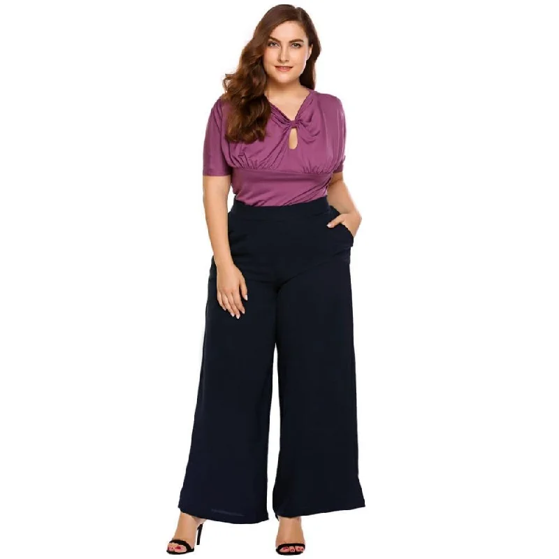 women sexy dresses for Moulin Rouge - themed partiesANALUKE asual Large High Waist Solid Pant women sexy dresses for Moulin Rouge - themed partiesANALUKE asual Large High Waist Solid Pant