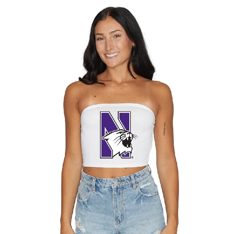 silk women tube top for a smooth and elegant feelNorthwestern Wildcats White Tube Top silk women tube top for a smooth and elegant feelNorthwestern Wildcats White Tube Top