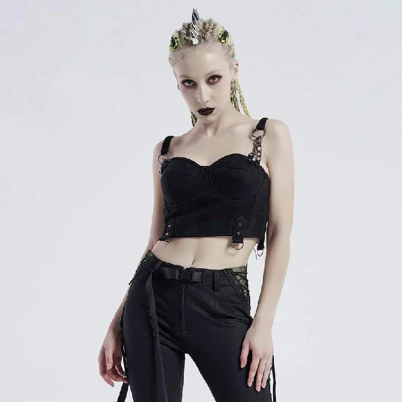 cosplay women bustiers and corsets costumesWomen's Gothic Back Strappy Bustiers With Metal Shoulder Girdle cosplay women bustiers and corsets costumesWomen's Gothic Back Strappy Bustiers With Metal Shoulder Girdle