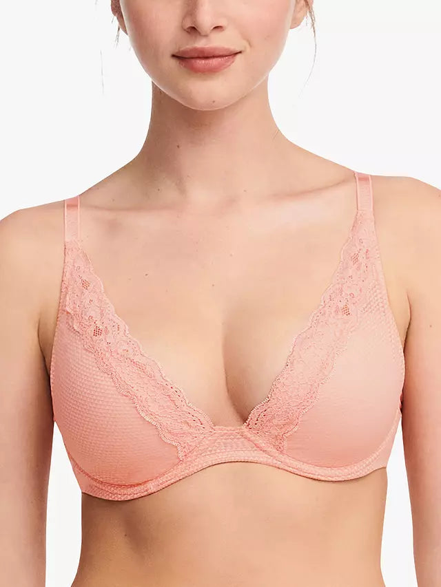 plus size women multi - hook bra for a secure fitBrooklyn Plunge Bra In Candlelight Peach - Passionata plus size women multi - hook bra for a secure fitBrooklyn Plunge Bra In Candlelight Peach - Passionata
