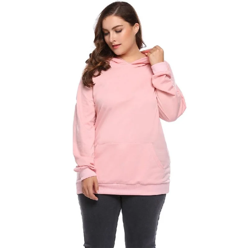 women sexy dresses for Moulin Rouge - themed partiesANALUKE Casual Long Sleeve Solid Big Pullover Hoodie