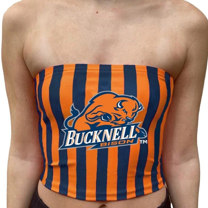 recycled - material women tube top for sustainable fashionBucknell Striped Tube Top