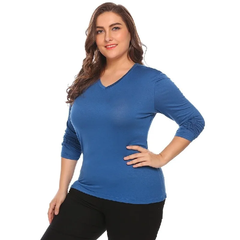 women sexy dresses for garden weddingsANALUKE Solid Pullover Slim Fit Long Sleeve T-shirt women sexy dresses for garden weddingsANALUKE Solid Pullover Slim Fit Long Sleeve T-shirt