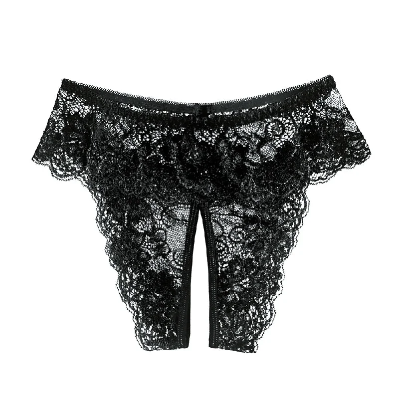 sheer panties for women with a seductive lookLace Crotchless Panty Plus Size Ruffled Waistband Hipster Underwear sheer panties for women with a seductive lookLace Crotchless Panty Plus Size Ruffled Waistband Hipster Underwear