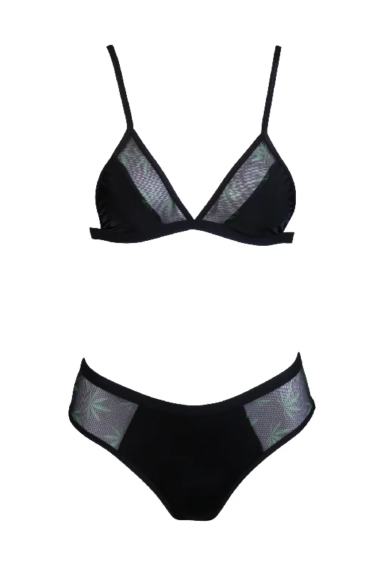 Amnesia Haze Bra Set - Black