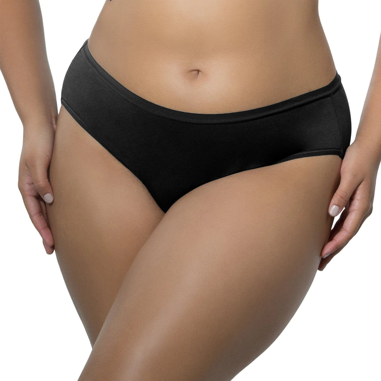 seamless thermal panties for women for warmthCozy Hipster Panty Black