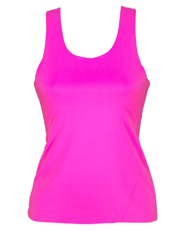 Plain Fancy Camisole For Women - Hot Pink Color - 184