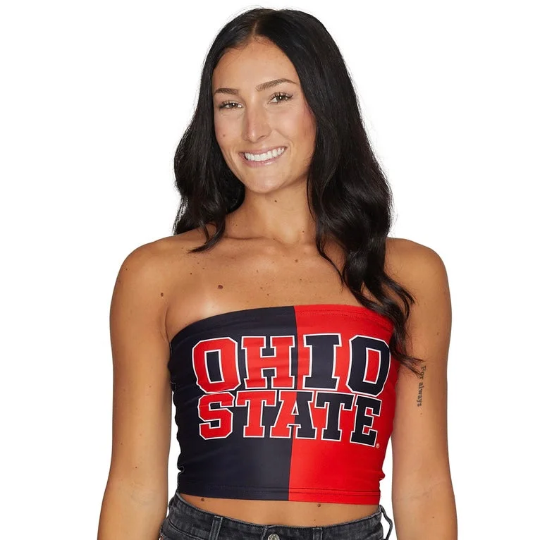 Ohio State OSU Buckeyes Two Tone Tube Top