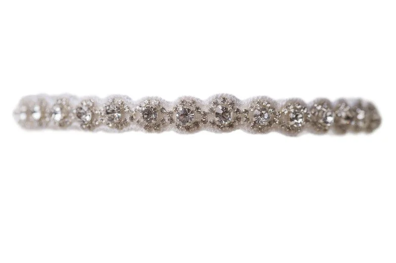 front - fastening women gartersThe Rhinestone Sparkle Toss Garter