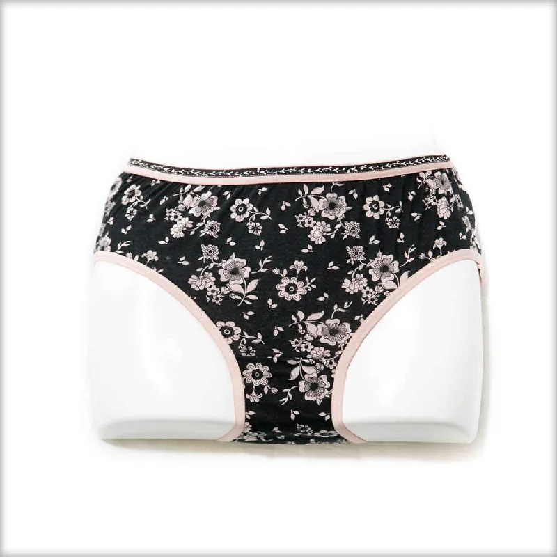 Printed Panty Fawn and Black