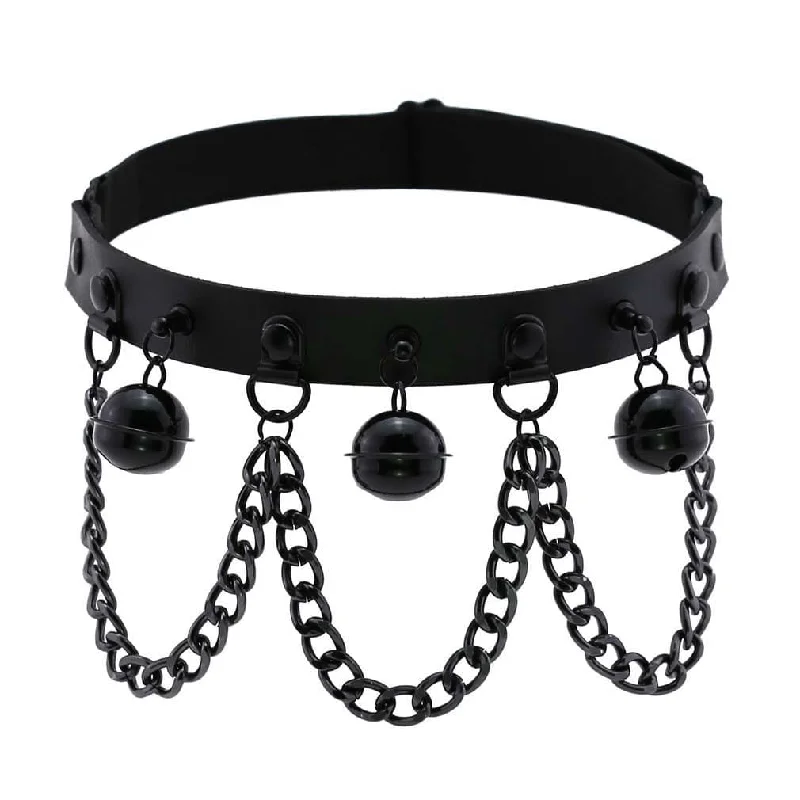 Women's Gothic Chain Leg Harnesses With Tinkle Bell