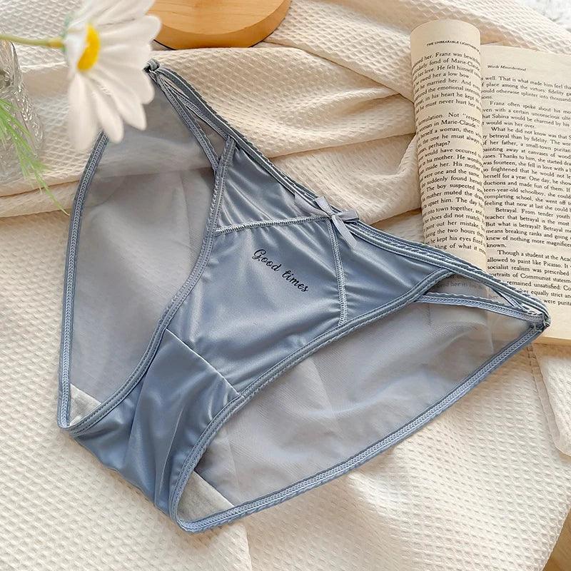 Blue Hot Sexy Sheer Lace Panty Underwear For Women