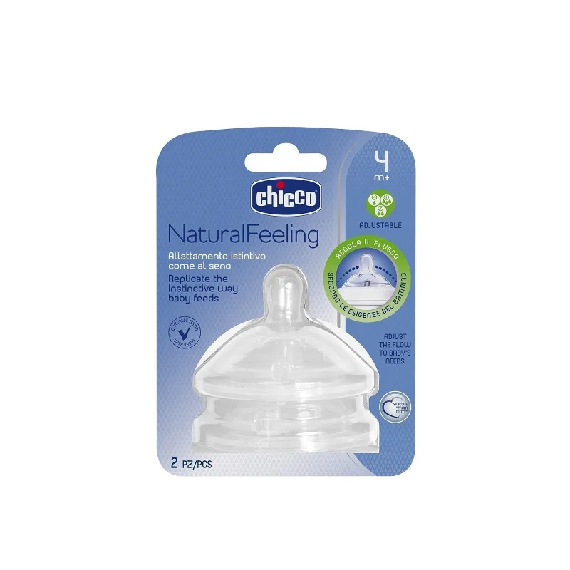 Chicco Perfect5 Silicone Teats - 2PCS