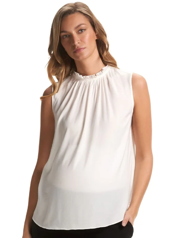 Geneva Maternity Blouse - White