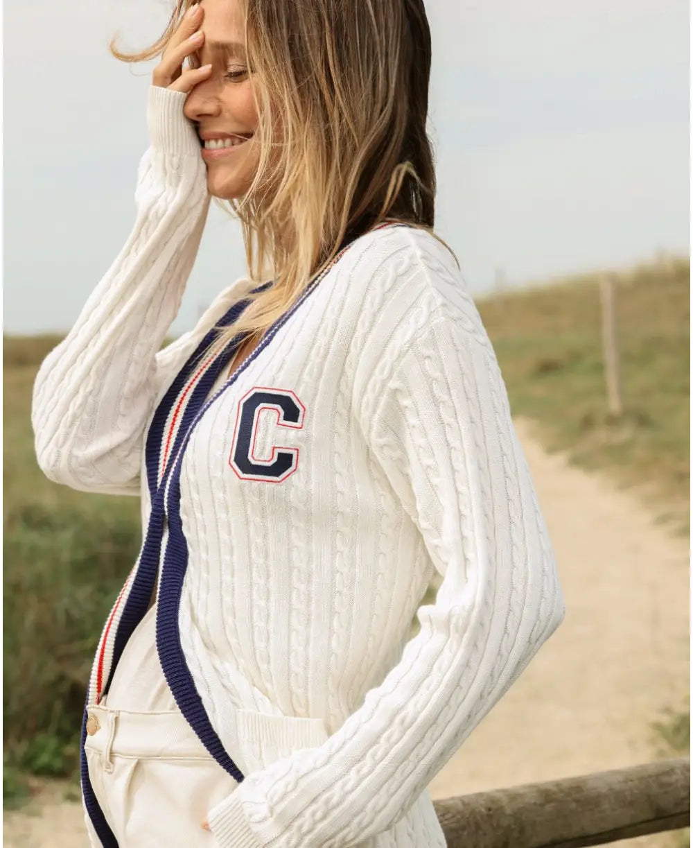 Gwen College Maternity Cardigan