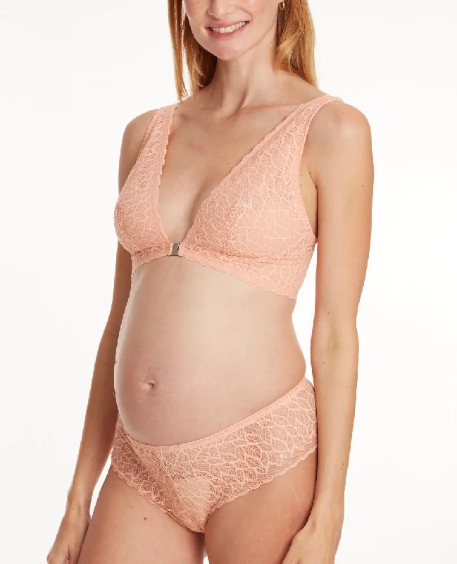 Maternity and nursing bra Bliss peach