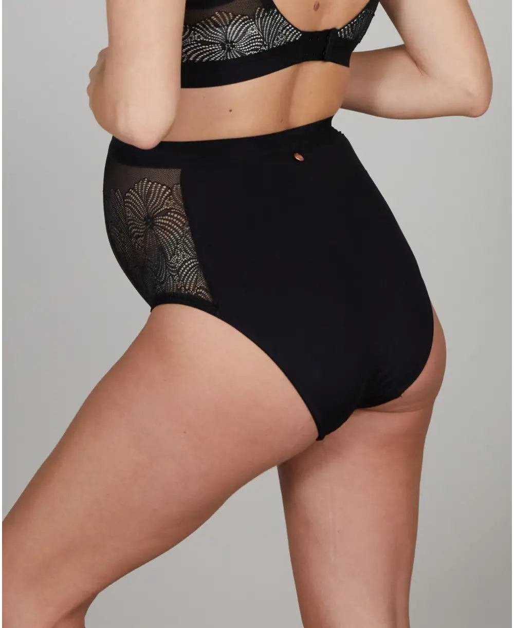 Maxi maternity panties Dahlia black