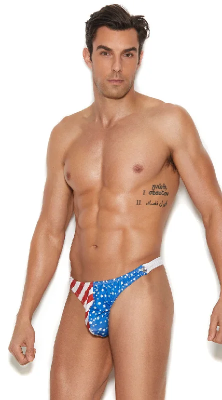 seamless convertible women thongs for versatile stylingMen's Snap Side Stars And Stripes Thong seamless convertible women thongs for versatile stylingMen's Snap Side Stars And Stripes Thong