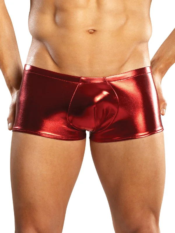 Metallic Mini Short - Red