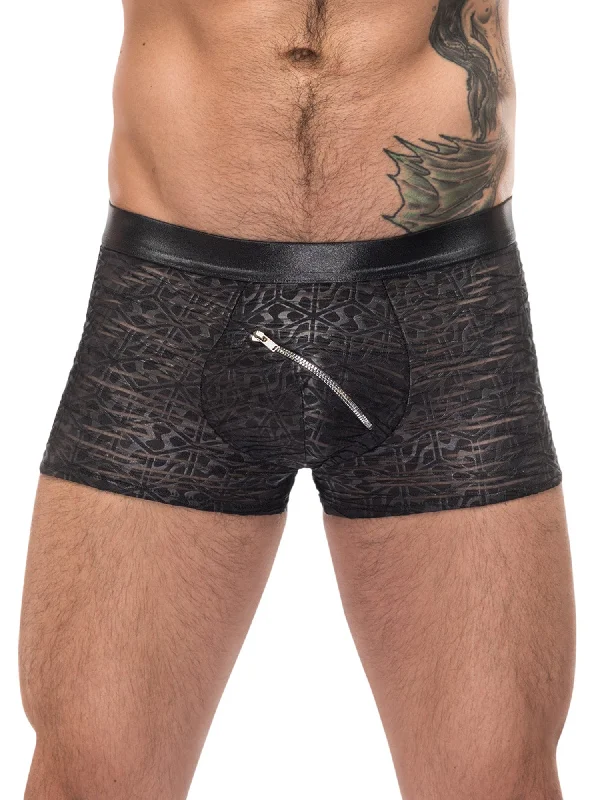 Pouch Shorts with Zip