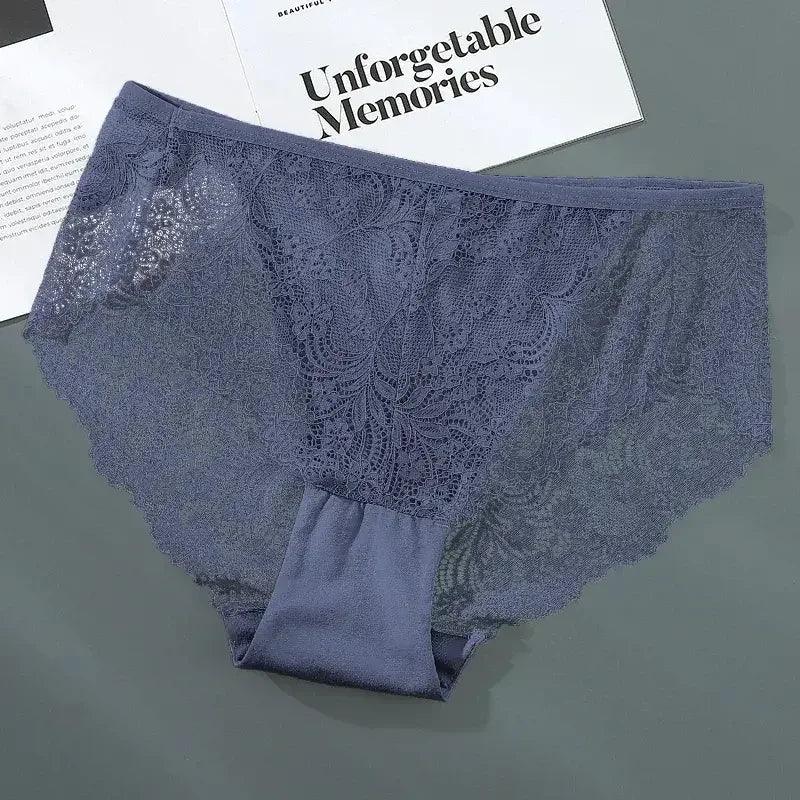 Sexy Blue Lace Women's Underpants