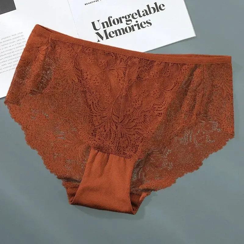 Sexy Brown Lace Women's Underpants