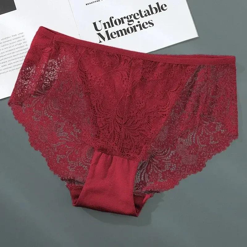 Sexy Red Lace Women's Underpants