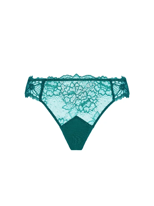 Sublime en Dentelle Vert Princesse Italian Brief