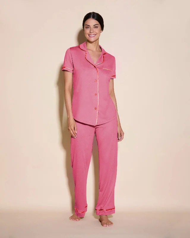 Bra with a lace - trim for an elegant and delicate touch Conjunto De Pijama Con Camisa De Manga Corta Y Pantalones Bra with a lace - trim for an elegant and delicate touch Conjunto De Pijama Con Camisa De Manga Corta Y Pantalones