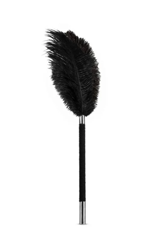 Demi - cup bras for a sexy and revealing look​ Noir Black Soft Feather Tickler