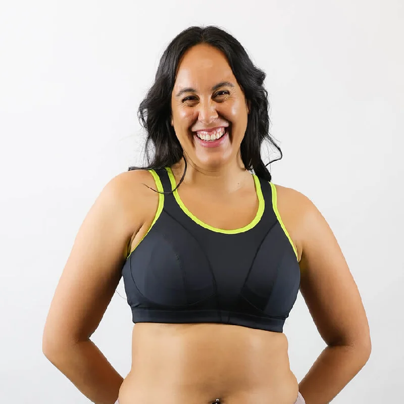 Wireless bras for ultimate comfort and freedom​ Sports Bra - Raven Black