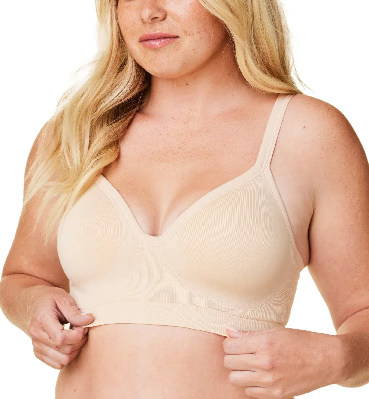 Bra with a push - up insert for extra cleavage on demand BRAVADO! DESIGNS Everyday Muse Plunge FULL CUP Wire-Free Bra (11012VFC) - Butterscotch Bra with a push - up insert for extra cleavage on demand BRAVADO! DESIGNS Everyday Muse Plunge FULL CUP Wire-Free Bra (11012VFC) - Butterscotch