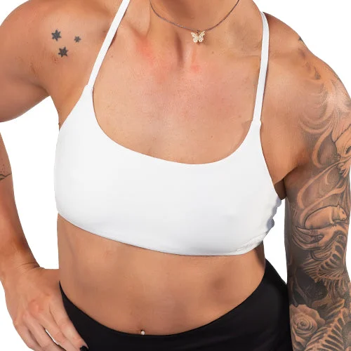 bralette bras for a trendy and comfortable styleBreezy Bra | White