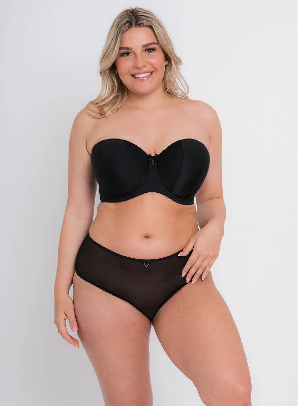 sexy backless push up brasCurvy Kate: Luxe Strapless Bra Black