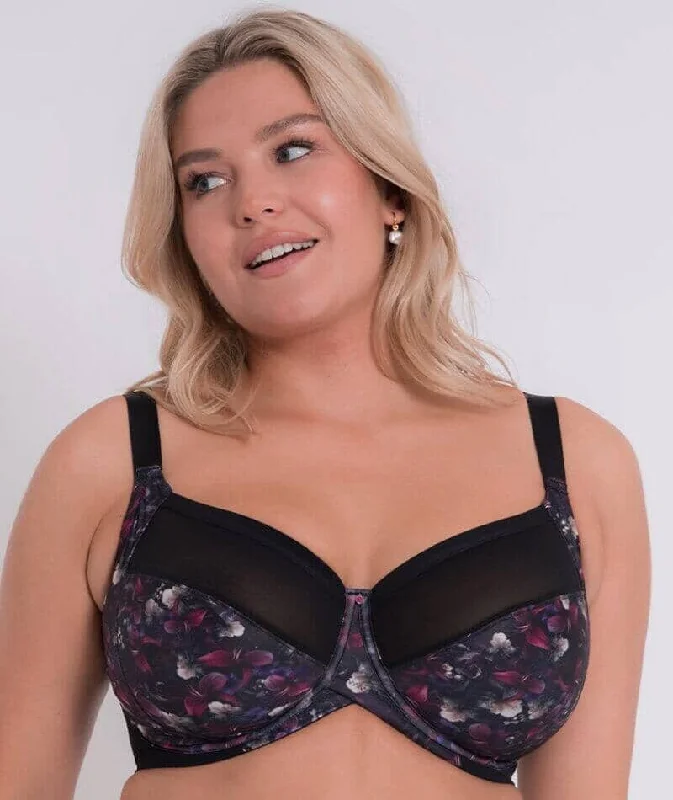 seamless bras for invisible under clothesCurvy Kate Wonderfully Full Cup Bra - Black Floral seamless bras for invisible under clothesCurvy Kate Wonderfully Full Cup Bra - Black Floral