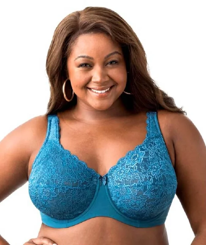 strapless lace bras for formal eventsElila Full Coverage Stretch Lace Underwired Bra - Teal strapless lace bras for formal eventsElila Full Coverage Stretch Lace Underwired Bra - Teal