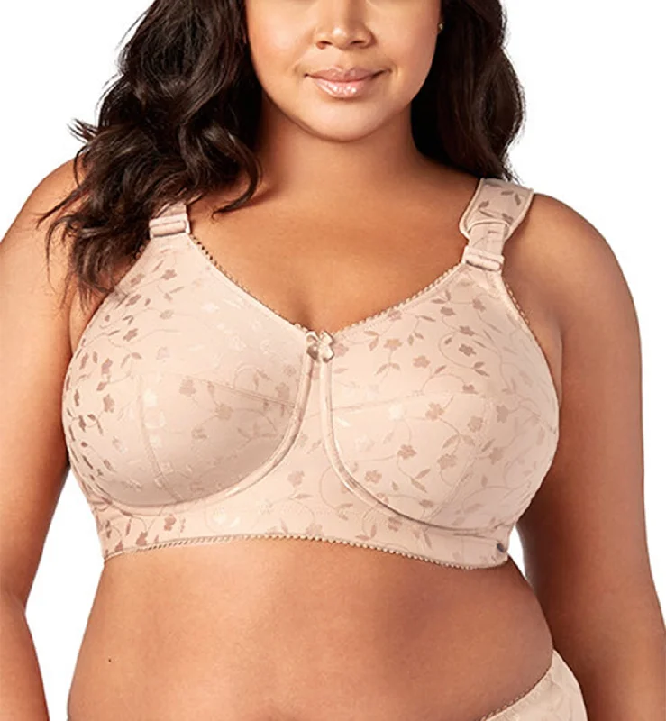 T - shirt bras with a seamless and smooth finish for wearing under T - shirts Elila Sidney Jacquard Full Support Softcup Bra (1305) - Nude T - shirt bras with a seamless and smooth finish for wearing under T - shirts Elila Sidney Jacquard Full Support Softcup Bra (1305) - Nude