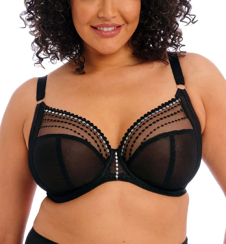 Bra with a reversible design for double the style options Elomi Matilda Banded Plunge Underwire Bra (8900) - Black Bra with a reversible design for double the style options Elomi Matilda Banded Plunge Underwire Bra (8900) - Black