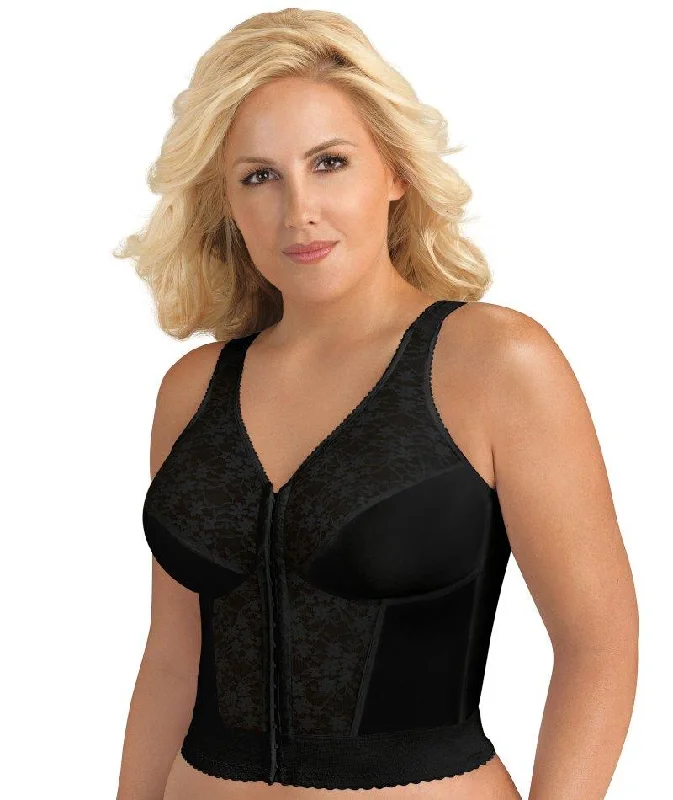 push up bras for enhanced cleavageExquisite Form Fully Front Close Wire-Free Longline Posture With Lace Bra - Black push up bras for enhanced cleavageExquisite Form Fully Front Close Wire-Free Longline Posture With Lace Bra - Black