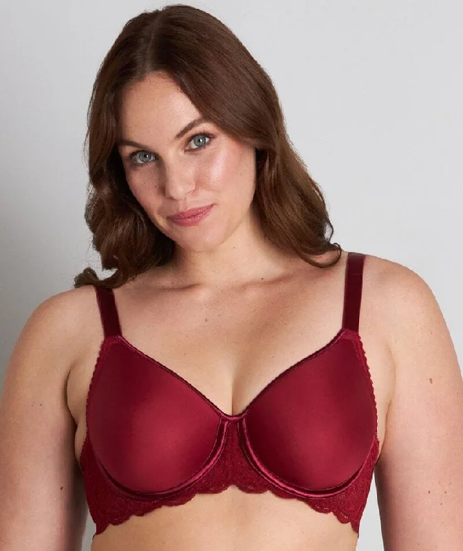 Fayreform Lace Perfect Contour Spacer Bra - Biking Red