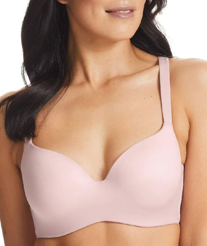 Finelines Memory Blessed Full Coverage Bra - Heather Mist Pink