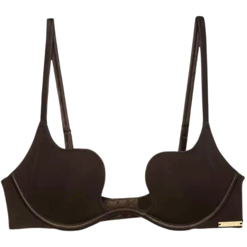 Bra with a plus - size front - closure for easy access Fleur du Mal Micro Seduce U-Plunge Bra Bra with a plus - size front - closure for easy access Fleur du Mal Micro Seduce U-Plunge Bra