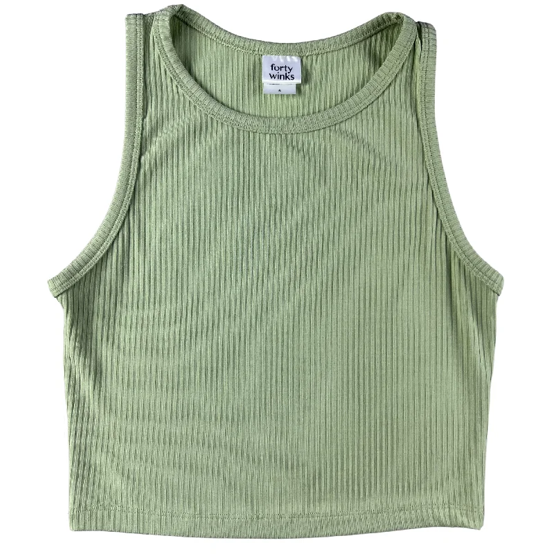 Bra with a plus - size front - closure for easy access​ Forty Winks Ease Crop Cami
