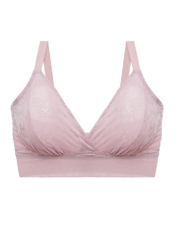 Bra with a plus - size padded strap for reduced shoulder strain​ Bralette Curvy