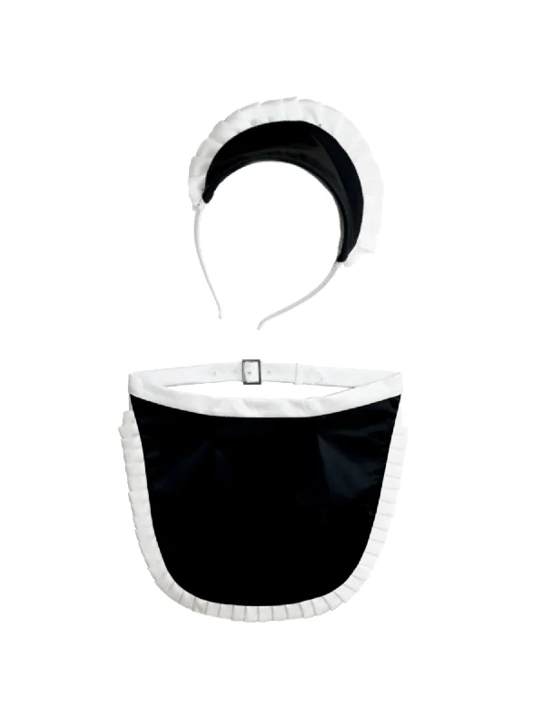 Bra with a plus - size back - closure for a secure fit​ French Maid Set