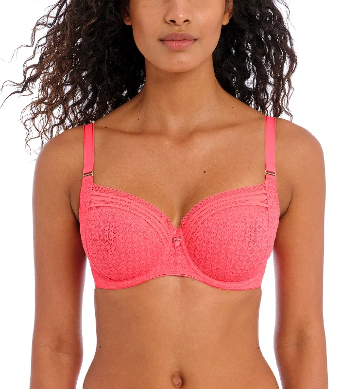 Cotton bras known for breathability and softness Freya Viva Side Support Underwire Bra (5641) - Sunkissed Coral Cotton bras known for breathability and softness Freya Viva Side Support Underwire Bra (5641) - Sunkissed Coral