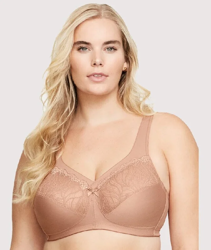 Glamorise Magiclift Natural Shape Support Wire-Free Bra - Cappuccino